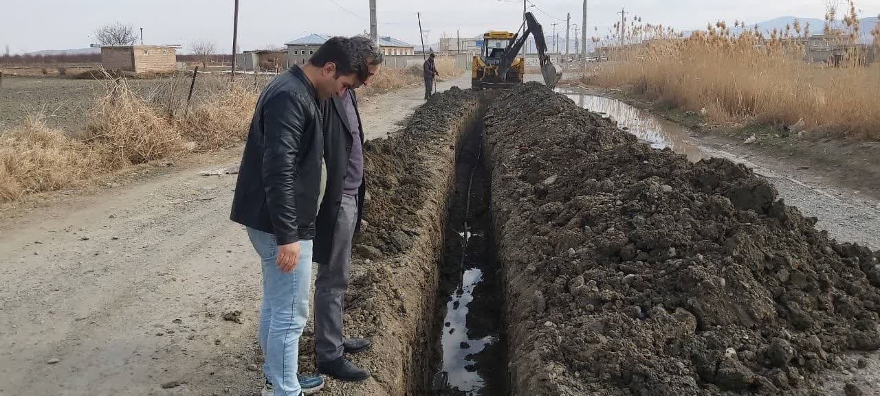 اصلاح شبکه توزیع آب روستای فرخزاد نقده