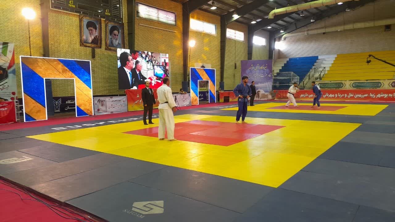 آغاز مسابقات جودو قهرمانی بزرگسالان قهرمانی کشور در بوشهر