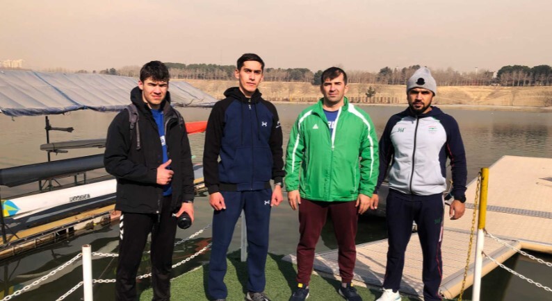 تیم ملی آب‌های آرام تاجیکستان در دریاچه آزادی اردو زد