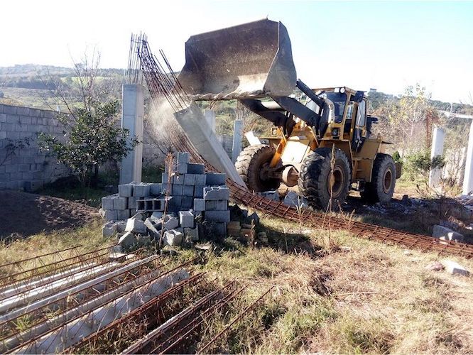 تخریب ۶ فقره ساخت و ساز غیرمجاز در شهرستان بهار 