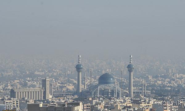 زور باد هم به آلودگی هوای اصفهان نرسید