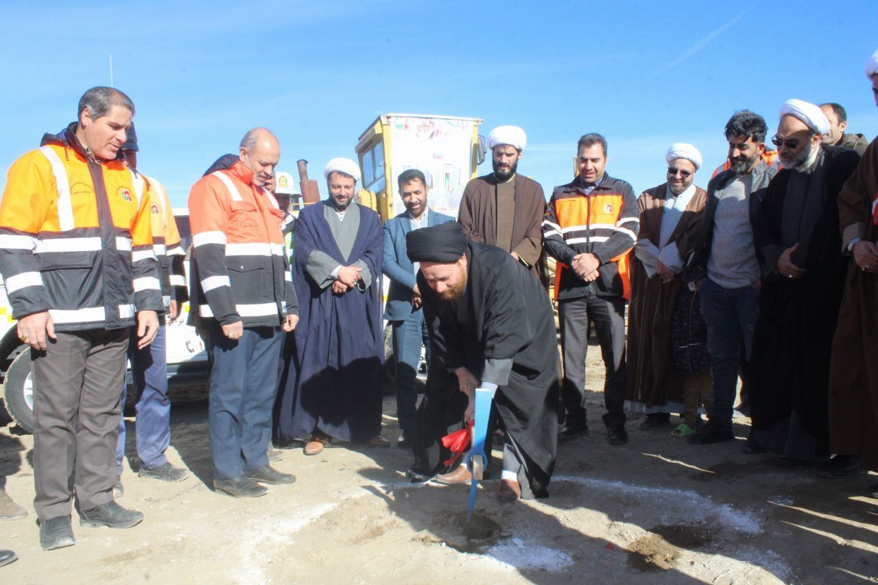 آغاز ساخت نمازخانه بین راهی در گرماب تربت‌ حیدریه