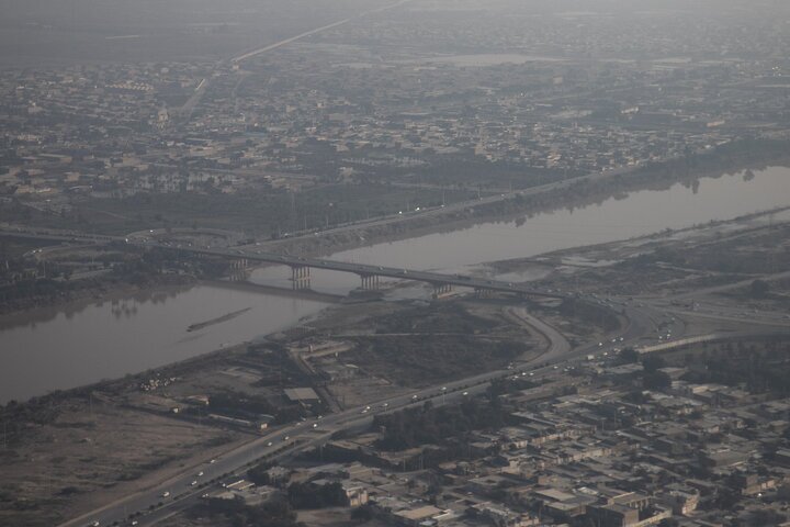 آلودگی هوا در ۱۰ شهر خوزستان /۵ شهر در وضعیت قرمز