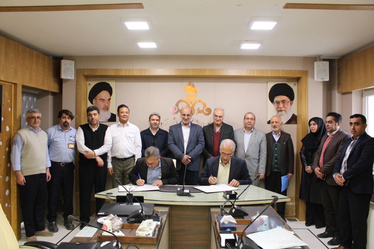 امضای تفاهم نامه همکاری بین پالایشگاه گاز شهید هاشمی نژاد سرخس و دانشگاه علوم پزشکی مشهد