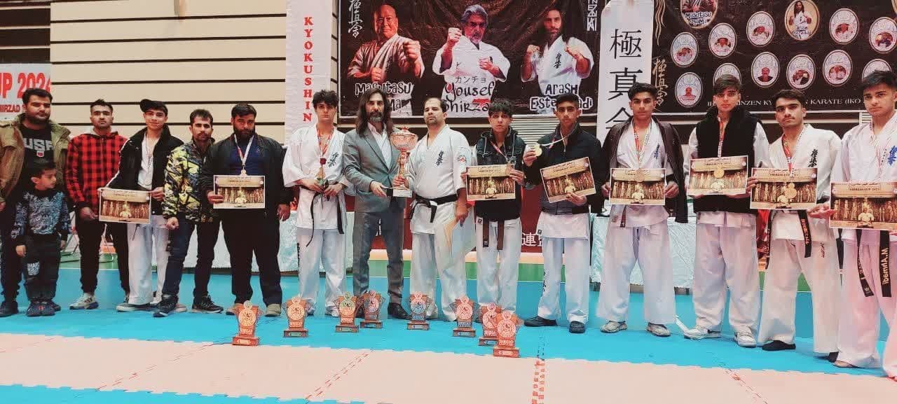 درخشش تیم کیوکوشین کاراته آریانا در مسابقات قهرمانی کشور