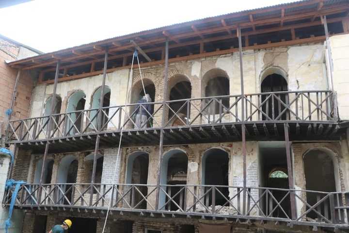 خانه دوقلو شهر تاریخی استرآباد مرمت شد