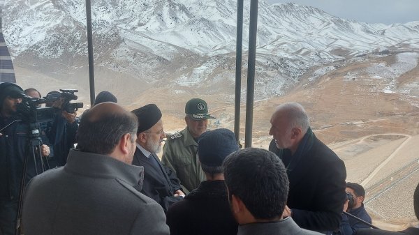** بازدید رئیس جمهور از سد نم‌رود در فیروزکوه