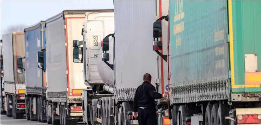 اعتراض سراسری کامیون داران در آلمان به سیاست‌های دولت
