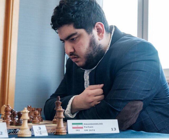 شکست مقصودلو برابر مرد شماره یک شطرنج جهان