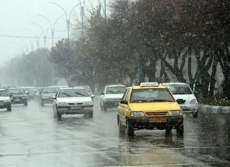بارش متناوب برف و باران در آذربایجان‌غربی