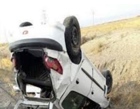 چهار مصدوم در واژگونی خودرو در محور مشهد -تربت حیدریه
