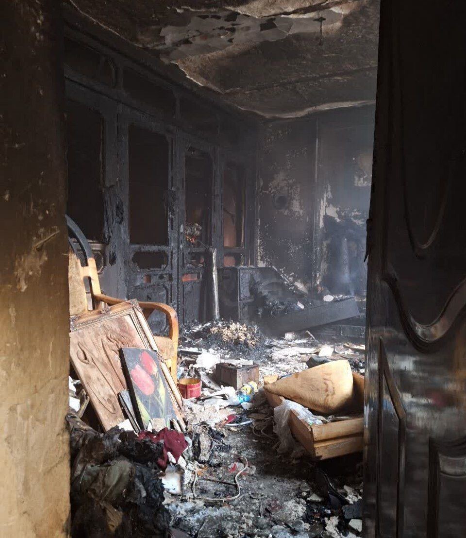 آتش سوزی منزل مسکونی واقع در نیشابور
