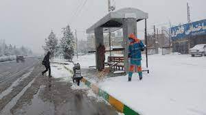 آماده باش بیش از ۳ هزار نیروی خدمات شهری مشهد در پی بارش برف