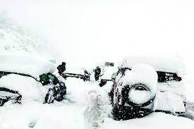 انسداد محور مشهد - نیشابور و بالعکس به دلیل بارش برف و کولاک