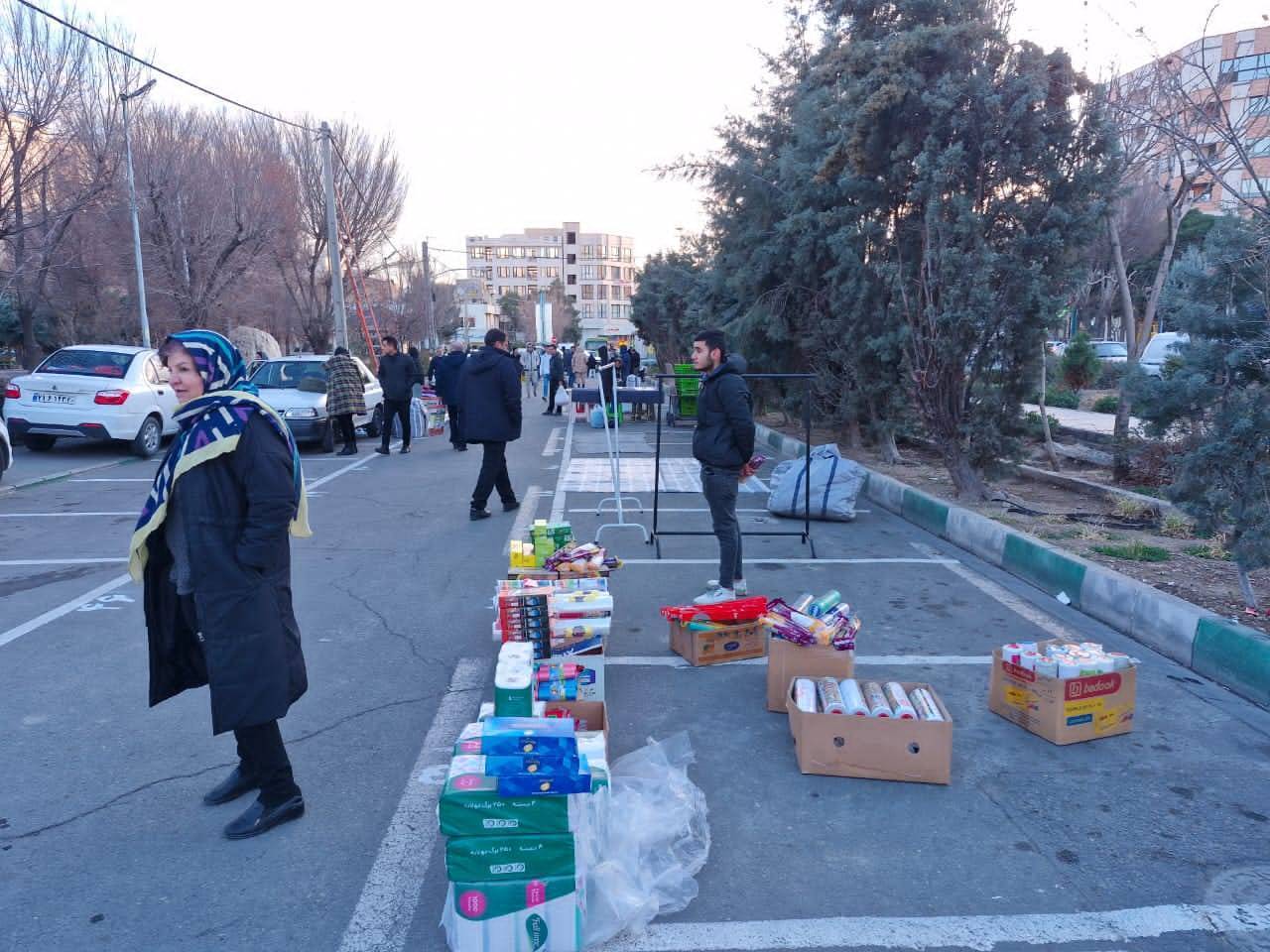 ساماندهی بساط گستران در منطقه ۲۱ تهران