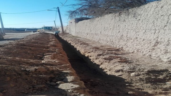 اصلاح و بازسازی شبکه توزیع آب شرب روستای نعمت آباد