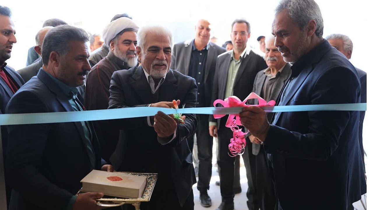 افتتاح دبیرستان ۶ کلاسه خیرساز در نجف شهر سیرجان