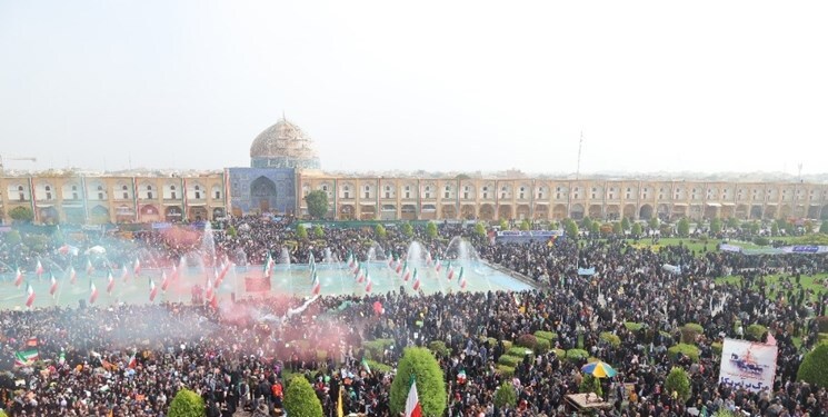 اعلام مسیر‌های راهپیمایی ۲۲ بهمن در شهر اصفهان