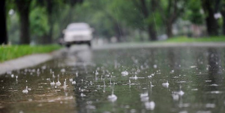 پیش بینی بارش پراکنده باران در برخی مناطق استان