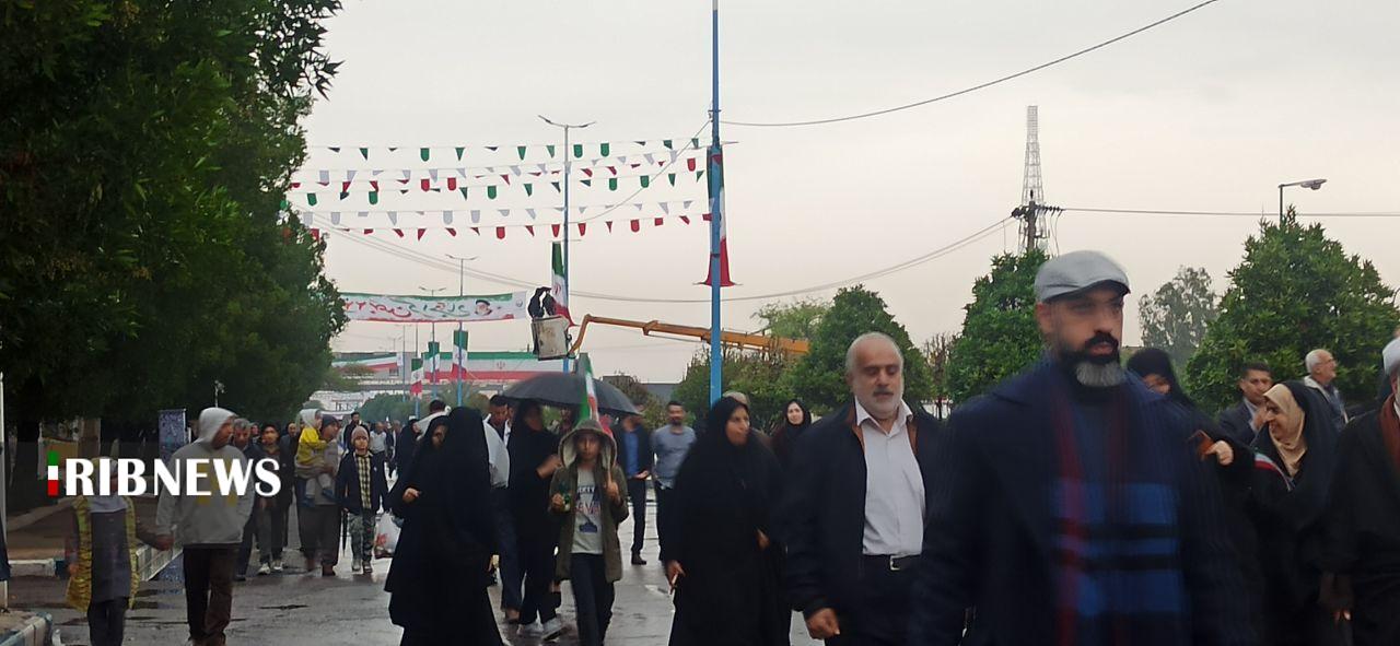 راهپیمایی باشکوه ۲۲ بهمن در آبادان