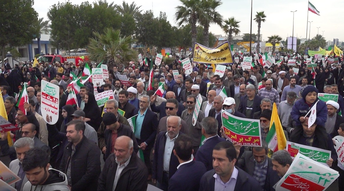 آغاز راهپیمایی یوم الله ۲۲ بهمن در استان بوشهر