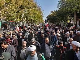 حضور گسترده مردم بخش شاندیز در راهپیمایی 22 بهمن