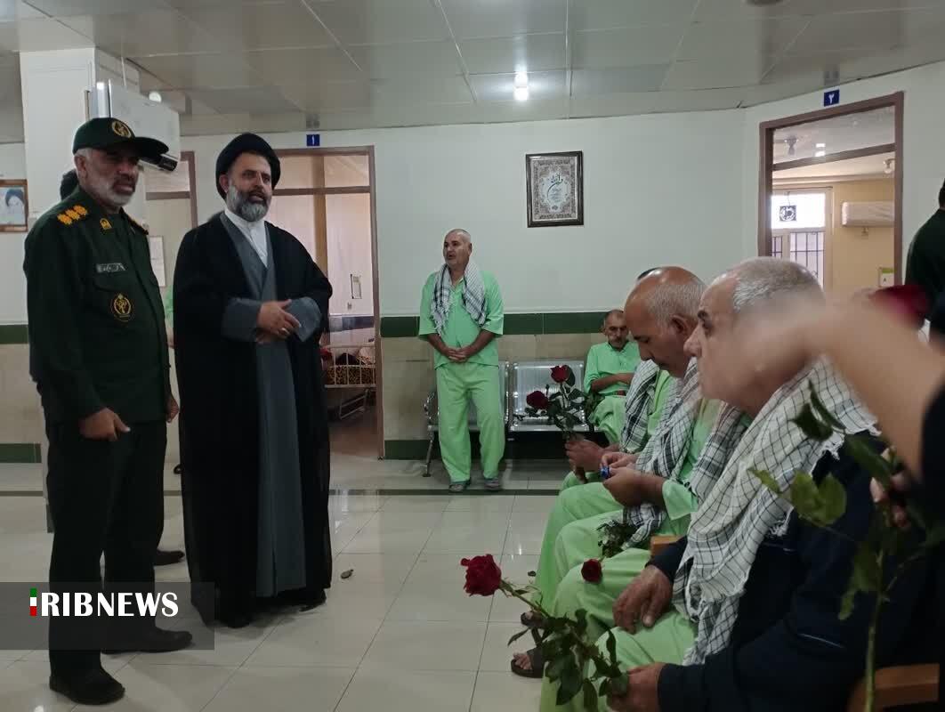 دیدار مسئولان خوزستان با جانبازان بیمارستان بوستان اهواز