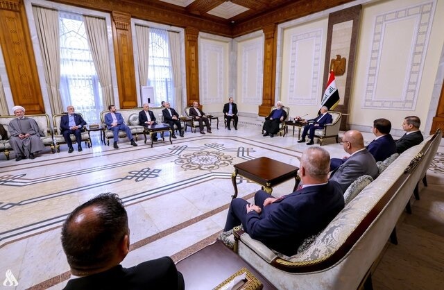 دیدار رئیس قوه قضاییه با رئیس جمهور عراق