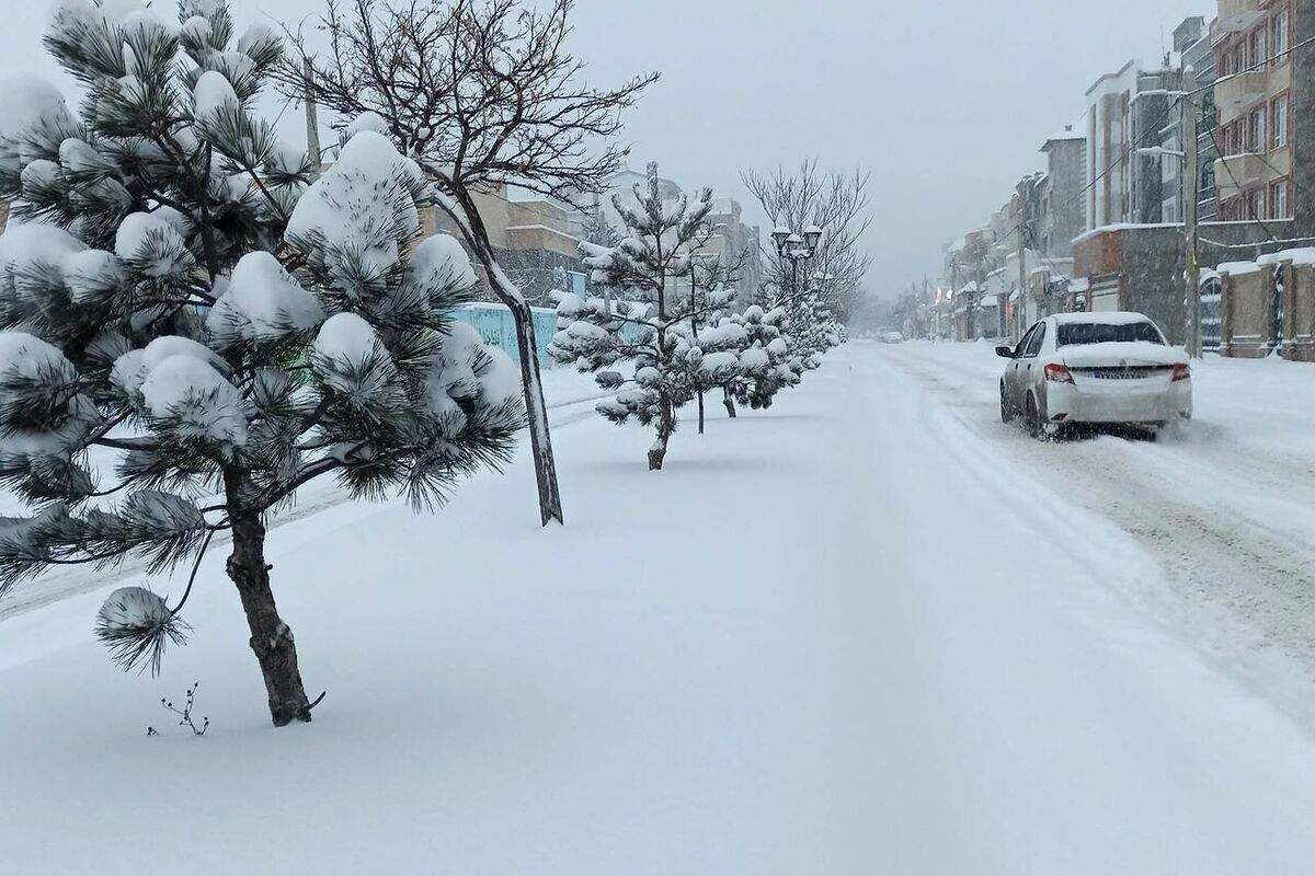بارش فر اگیر برف در آذربایجان غربی