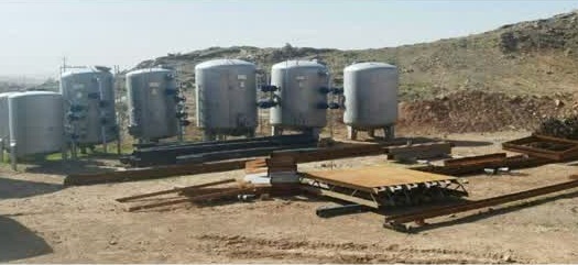 اجرای عملیات ساخت مخزن ذخیره آب در آغاجاری