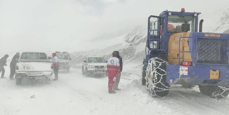 امدادرسانی به ۱۴۱۹ نفر گرفتار شده در برف و کولاک اردبیل