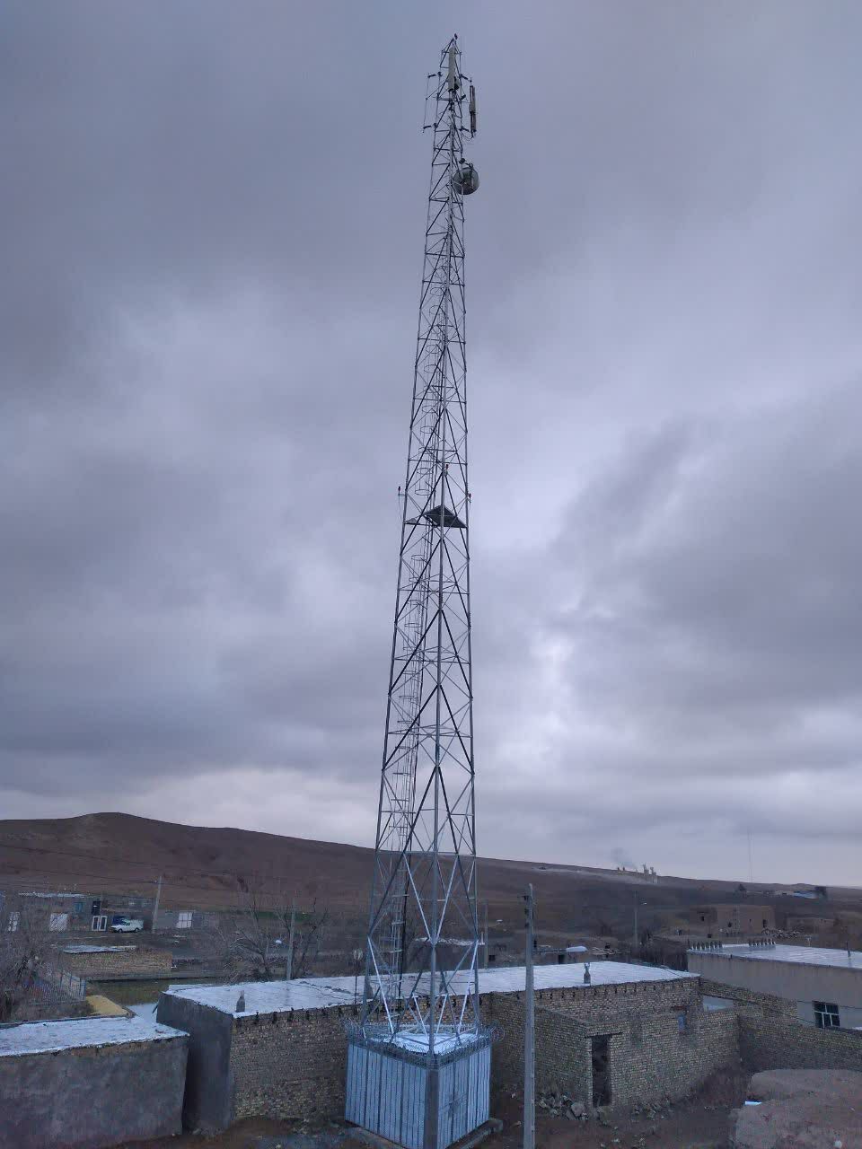 نصب و راه اندازی دکل اینترنت ۴G در روستای چولانک بخش کدکن شهرستان تربت حیدریه