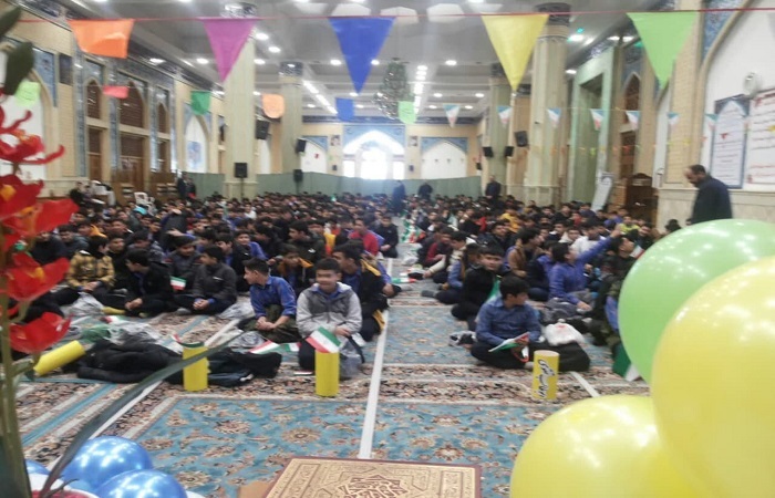 برگزاری مراسم جشن تکلیف ویژه دانش آموزان پسر در قزوین