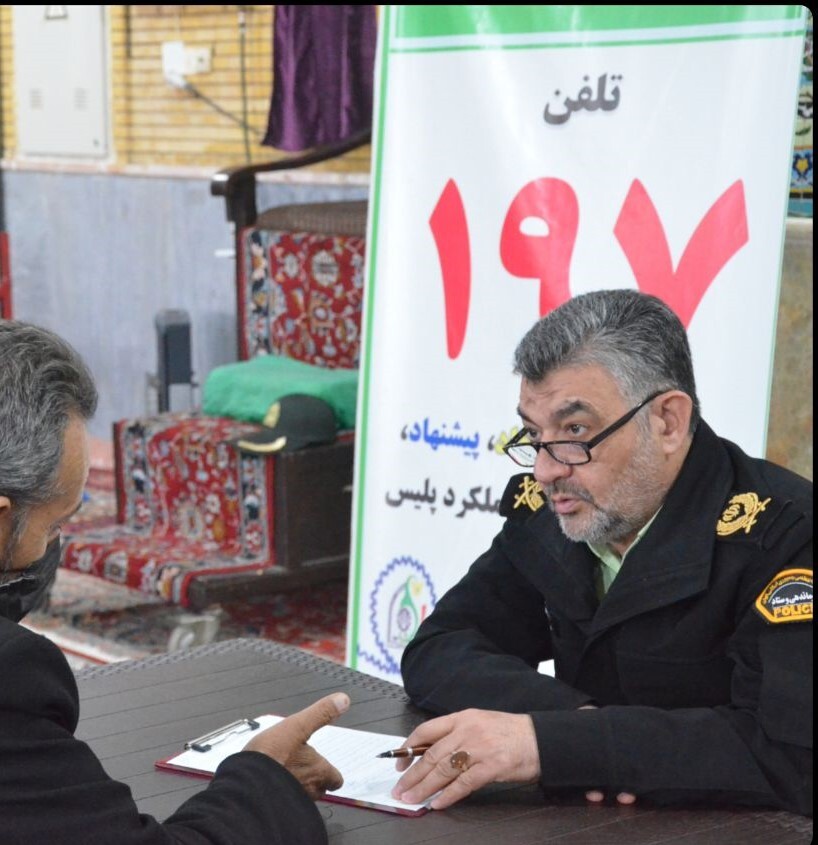 دیدار مردمی فرمانده انتظامی خوزستان در مسجد امام خمینی  اهواز