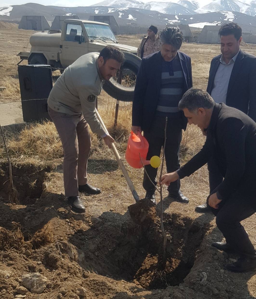 کاشت نهال در هفته منابع طبیعی در چالدران