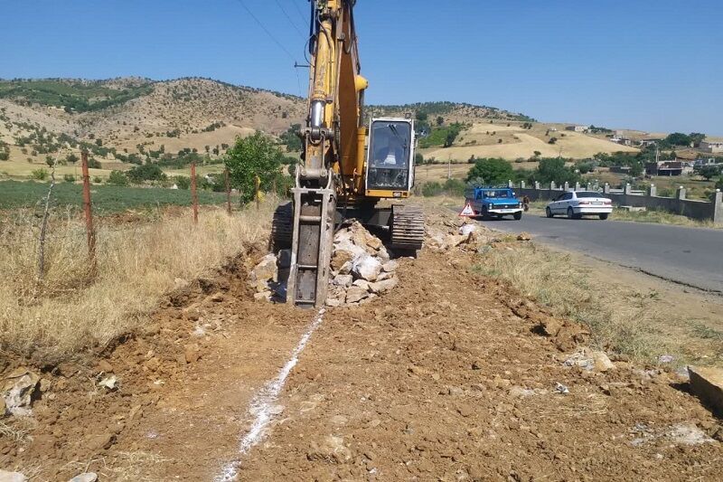 بهره مندی اهالی ۷۶ روستای شهرستانهای میرآباد و سردشت از گازطبیعی