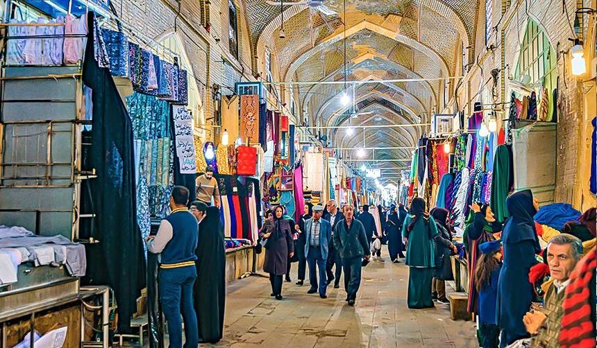 تجهیز بازار وکیل شیراز به سیستم اطفای حریق