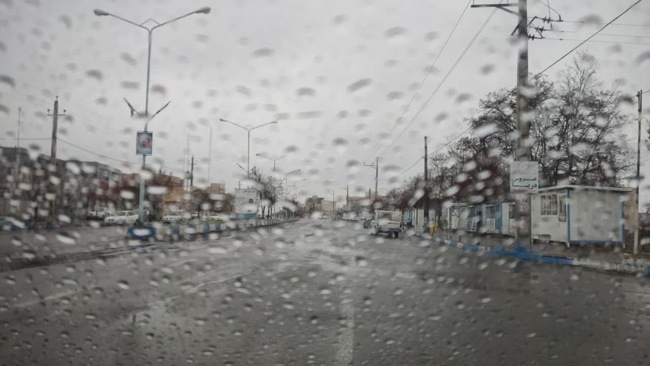 باران مهمان آخرین روزهای زمستان شهرستان پلدشت
