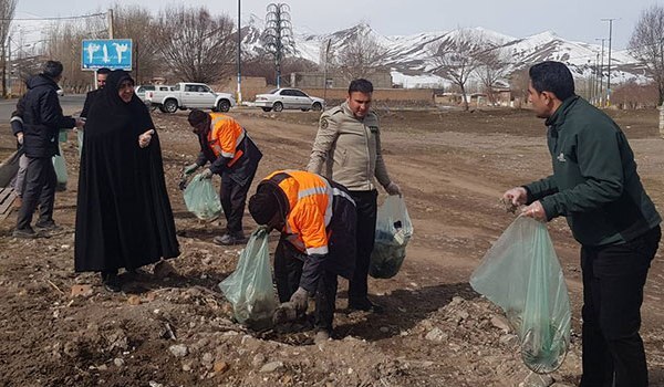 اجرای پویش ملی مسیر سبز-ایران پاک در چالدران