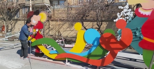 زیباسازی منظر شهری ارومیه برای استقبال از بهار