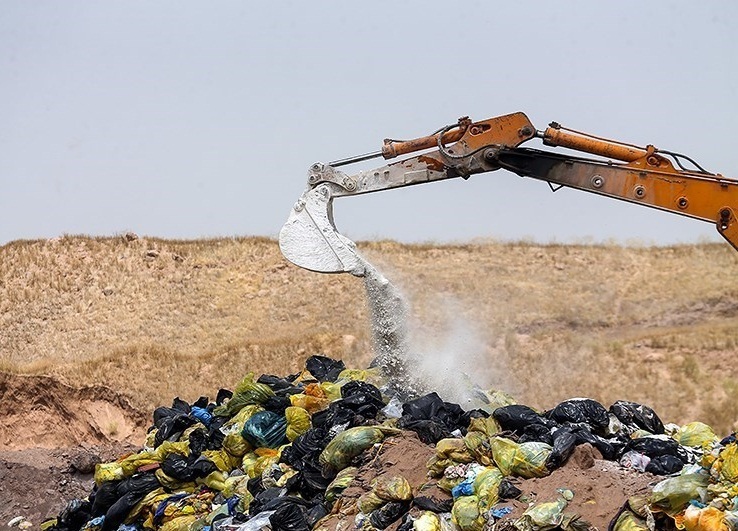 ساخت سومین سلول دفن زباله در سایت صفیره اهواز