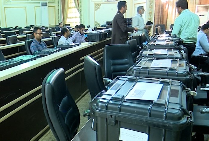 آماده سازی صندوق‌های اخذ رای شهرستان بندرعباس