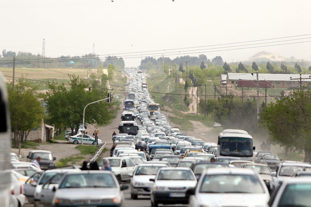 ترافیک پرحجم در برخی جاده های خراسان رضوی