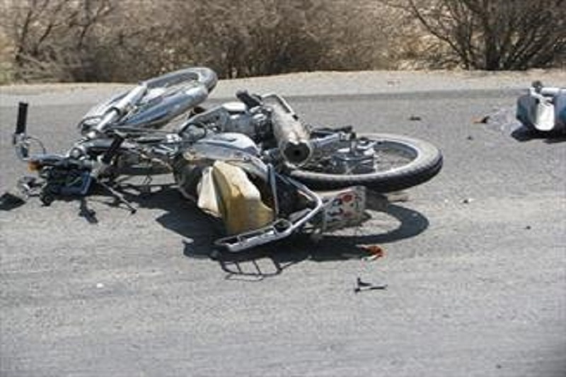 یک کشته در تصادف ۲۰۶ با موتورسیکلت