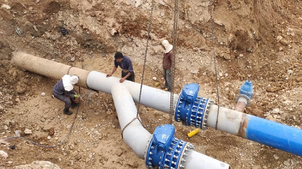 پیشرفت ۸۰ درصدی طرح حفاری ۲ حلقه چاه و خط انتقال آب در آغاجاری