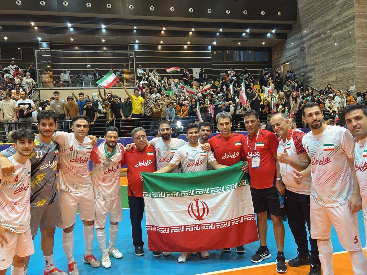 قهرمانی گیلانی‌ها با تیم ملی فوتسال ناشنوایان مردان ایران