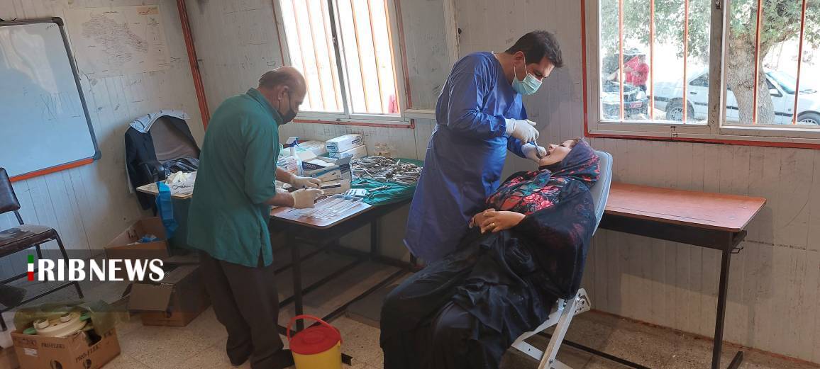 خدمات رایگان گروه جهادی پزشکی به مردم روستای مازه کز