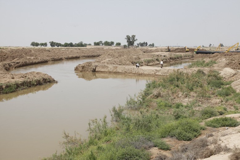 رفع تنش آبی با اجرای طرح تقویت و پایدار سازی رودخانه کرخه نور