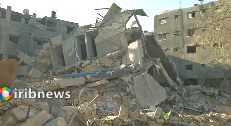 در حمله اخیر رژیم صهیونیستی به نوار غزه ۲۵۱۶ فلسطینی بی خانمان شدند