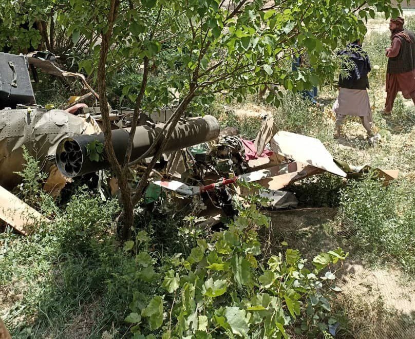 دو کشته براثر سقوط بالگرد در افغانستان